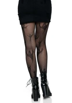 LEG AVENUE Spooky Ghost Net Tights For Women -Leg Avenue spooky ghost net tights alt 1