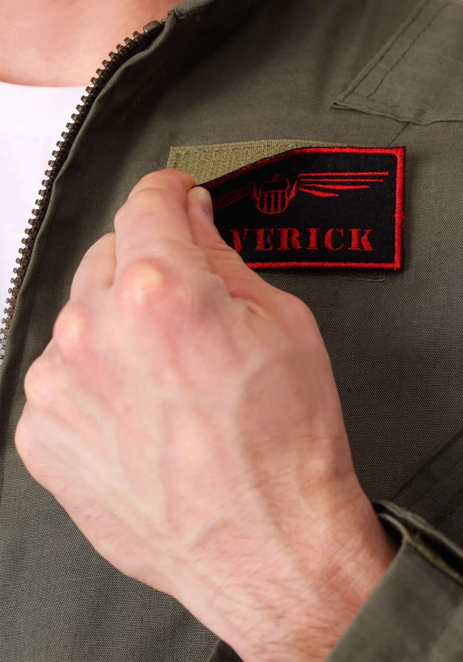 LEG AVENUE Men's Top Gun Flight Suit Costume 7 LEG AVENUE Men's Top Gun Flight Suit Costume - Image 5