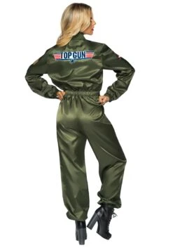 LEG AVENUE Top Gun Flight Suit Costume For Women 7 LEG AVENUE Top Gun Flight Suit Costume For Women -Leg Avenue top gun womens flight suit costume alt 2