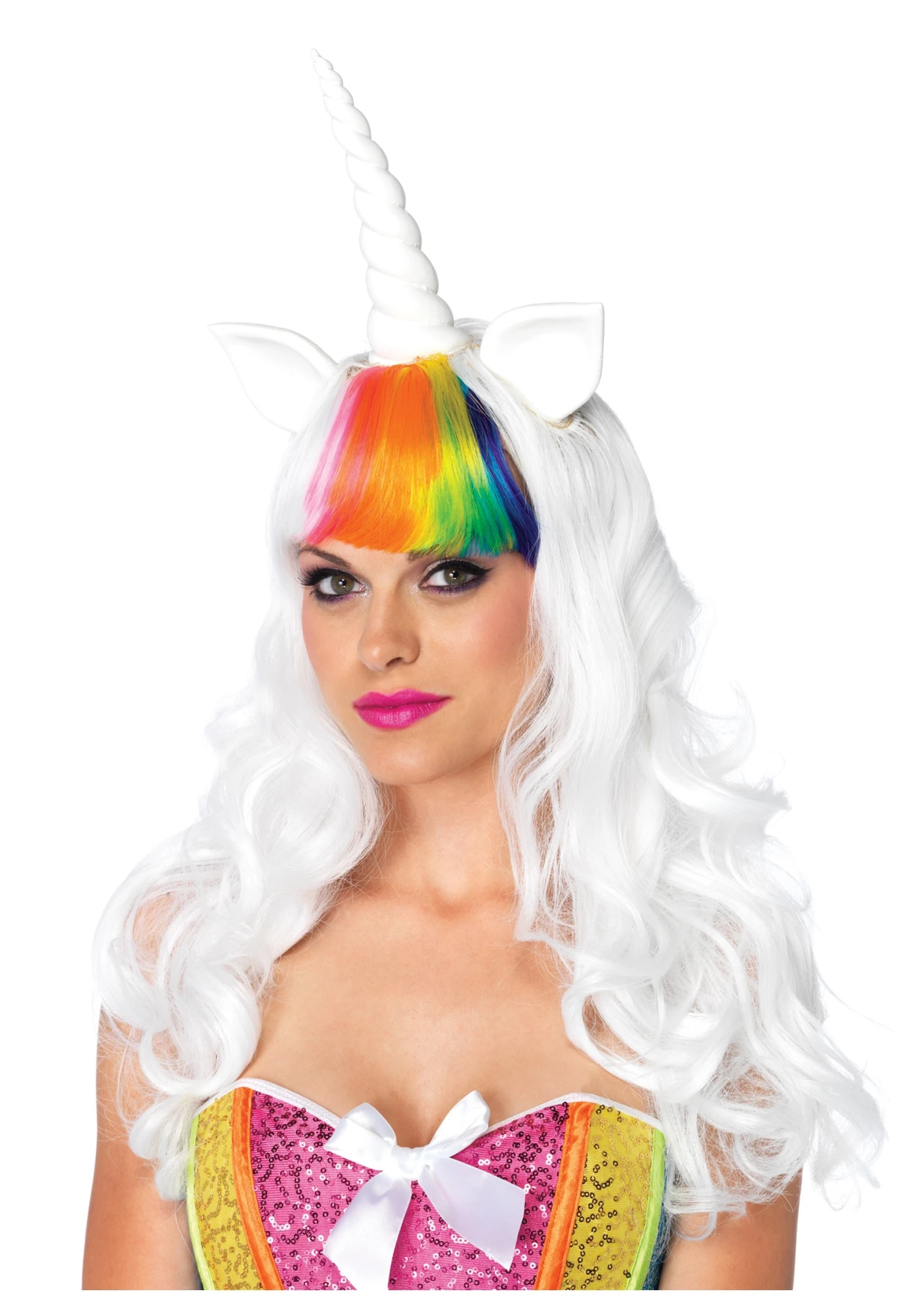 LEG AVENUE Unicorn Costume Wig And Tail 3 LEG AVENUE Unicorn Costume Wig And Tail