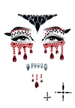 LEG AVENUE Vampire Face Adhesive Jewel Kit