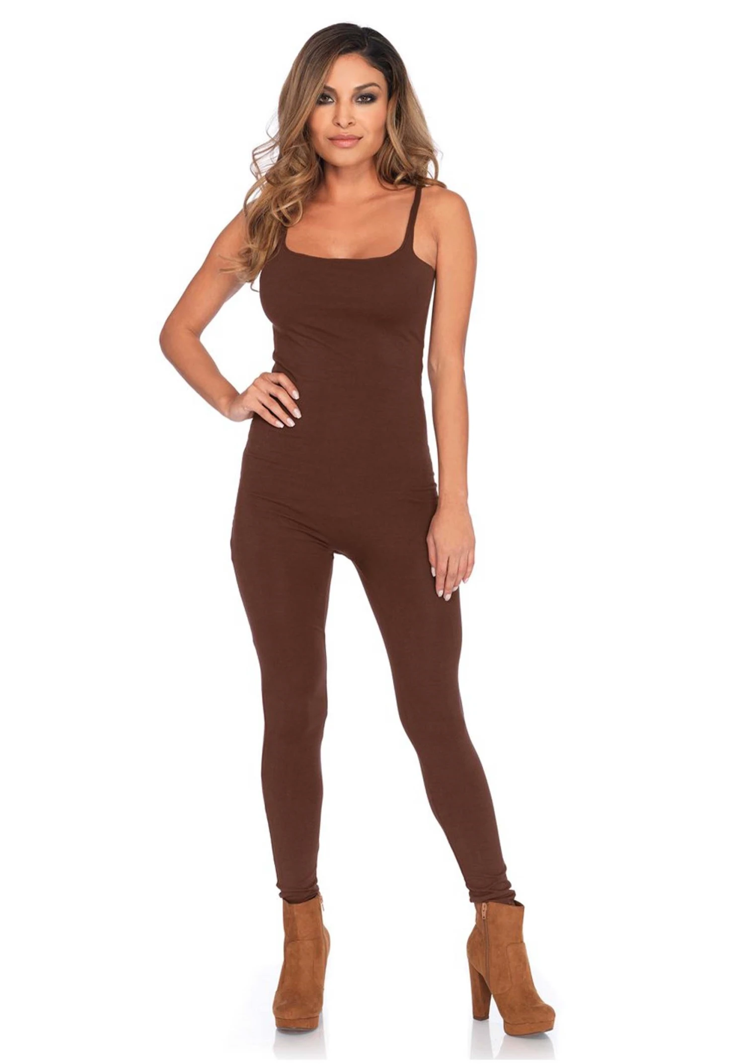 LEG AVENUE Basic Brown Women's Unitard Costume 3 LEG AVENUE Basic Brown Women's Unitard Costume