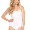 LEG AVENUE Adult Women's Basic White Bodysuit Costume 1 LEG AVENUE Adult Women's Basic White Bodysuit Costume -Leg Avenue womens basic white bodysuit