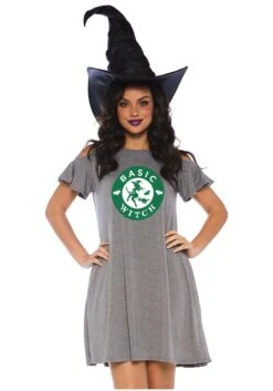 LEG AVENUE Basic Witch Jersey Dress Costume For Women