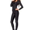 LEG AVENUE Black Spandex Women's Catsuit Costume 2 LEG AVENUE Black Spandex Women's Catsuit Costume -Leg Avenue womens black spandex catsuit