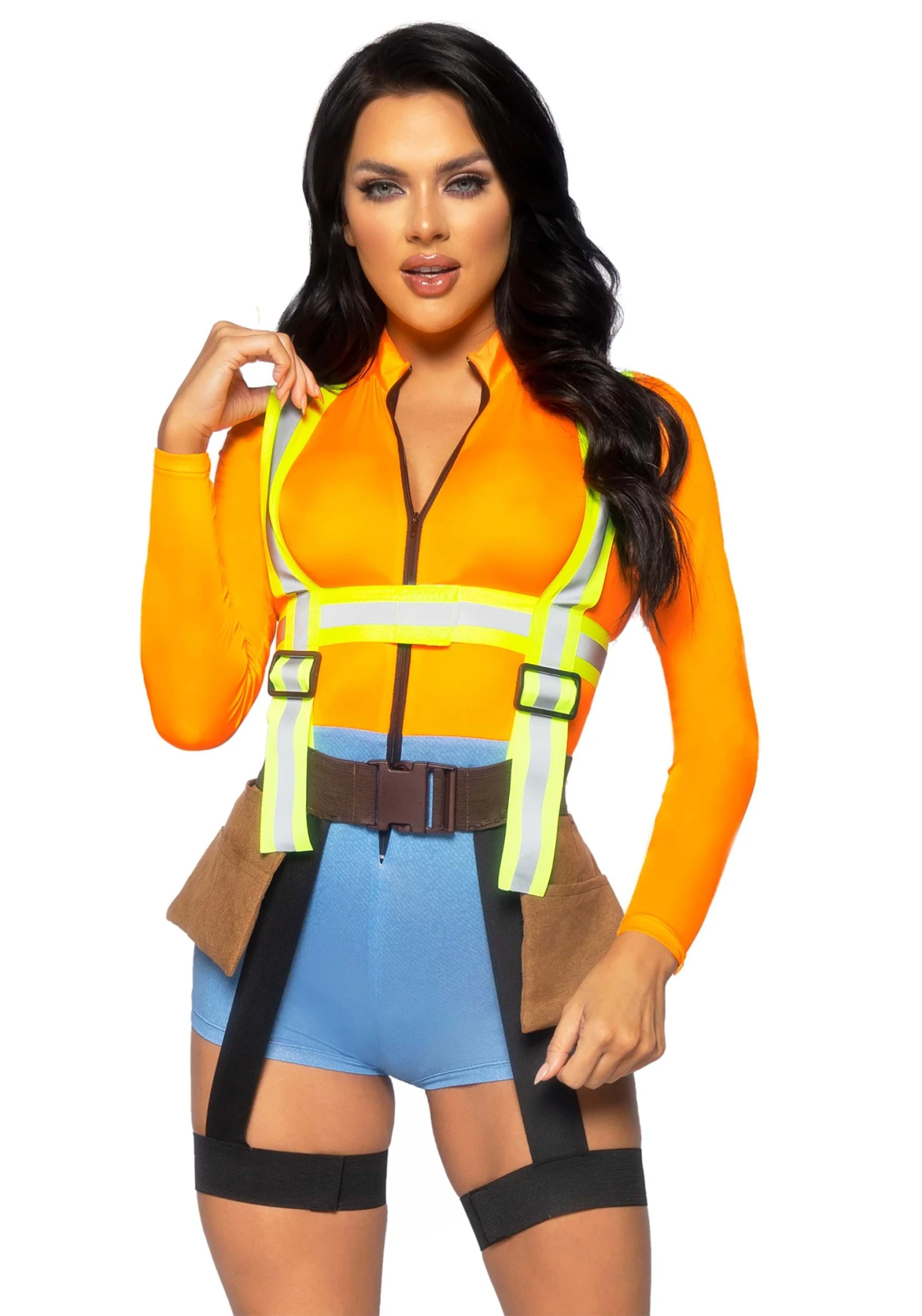 LEG AVENUE Construction Worker Costume For Women 3 LEG AVENUE Construction Worker Costume For Women