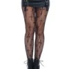 LEG AVENUE Women's Cross Net Tights -Leg Avenue womens cross net tights