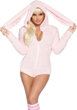 LEG AVENUE Women's Cuddle Bunny Costume