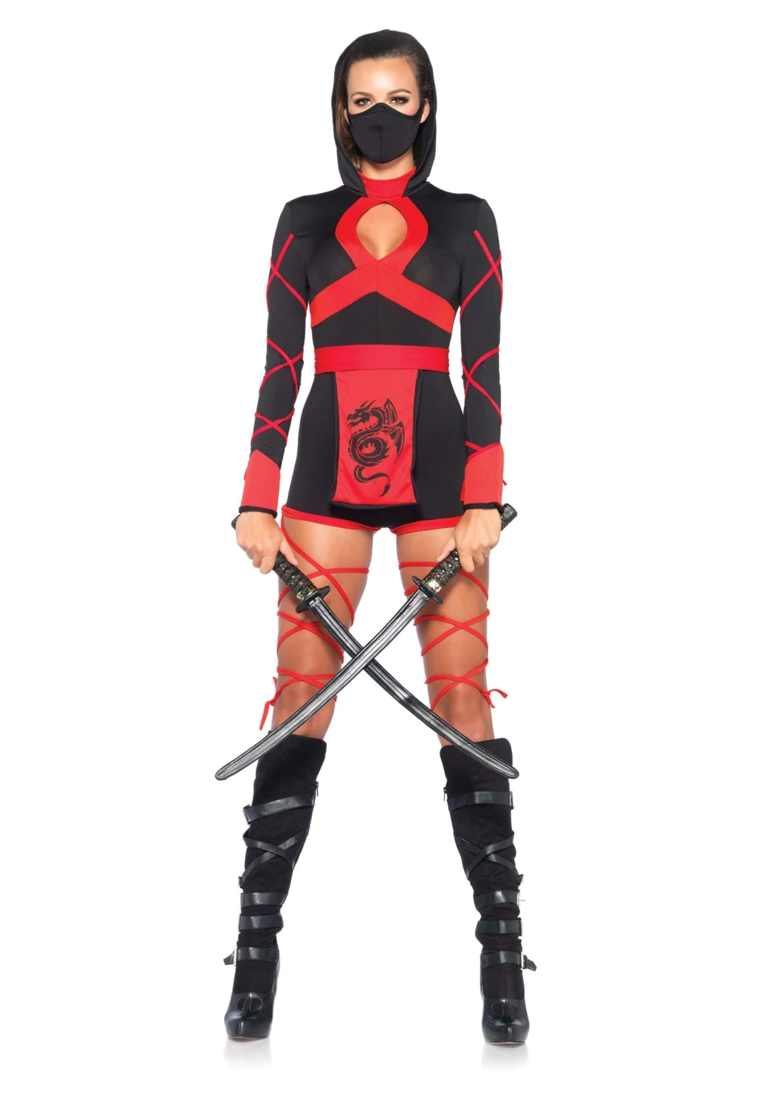 LEG AVENUE Women's Dragon Ninja Costume 3 LEG AVENUE Women's Dragon Ninja Costume