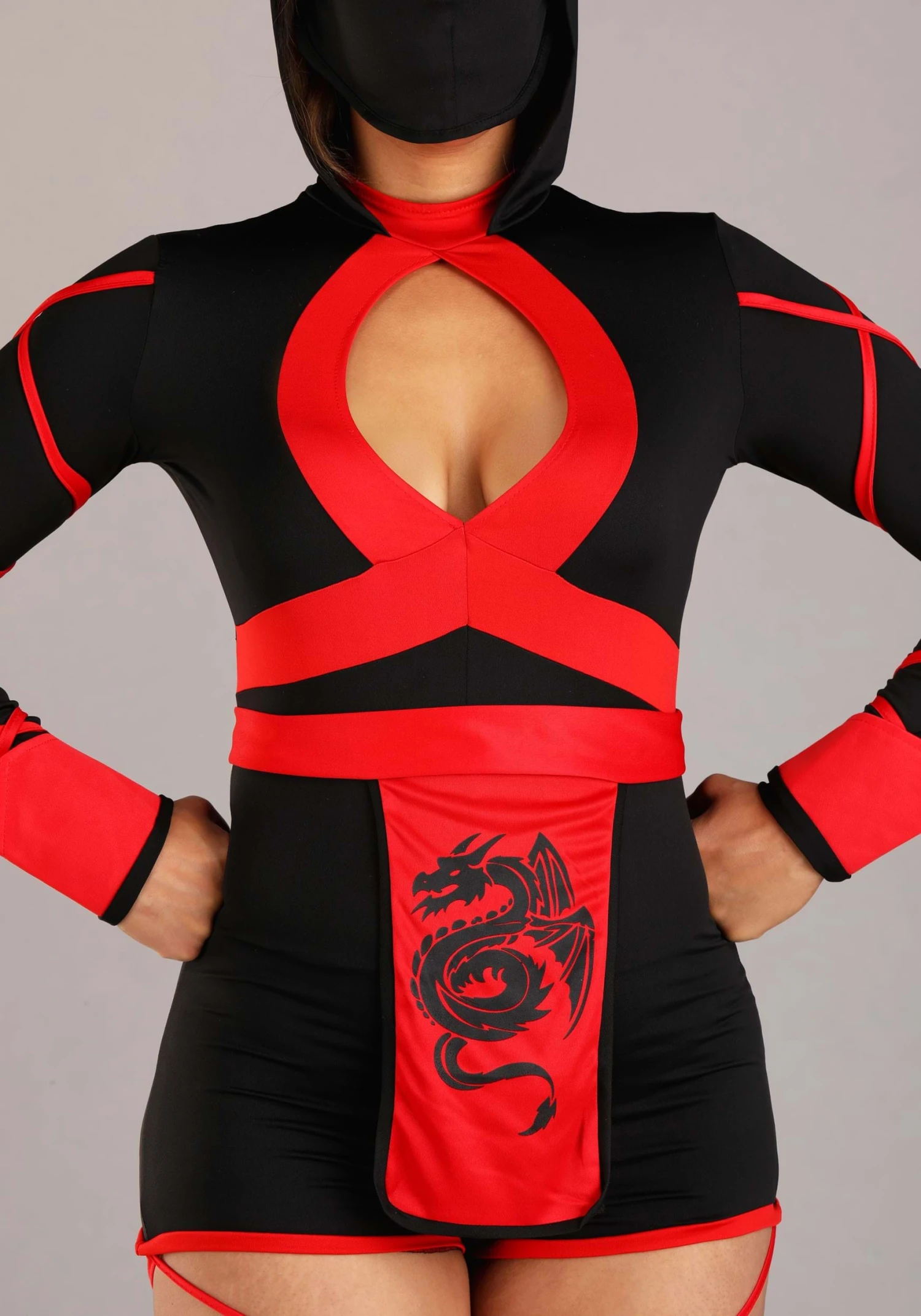 LEG AVENUE Women's Dragon Ninja Costume 5 LEG AVENUE Women's Dragon Ninja Costume - Image 3