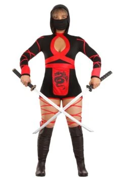 LEG AVENUE Women's Dragon Ninja Costume 16 LEG AVENUE Women's Dragon Ninja Costume -Leg Avenue womens dragon ninja costume alt 6