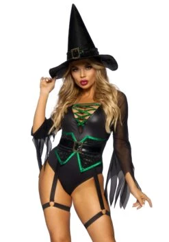 LEG AVENUE Envious Witch Costume For Women 7 LEG AVENUE Envious Witch Costume For Women -Leg Avenue womens envious witch costume alt 2