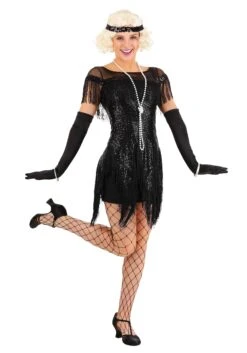 LEG AVENUE Women's Foxtrot Flirt Sequined Costume