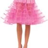 LEG AVENUE Women's Knee Length Pink Petticoat -Leg Avenue womens knee length pink petticoat