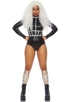 LEG AVENUE Curly Long Women's White Wig 8 LEG AVENUE Curly Long Women's White Wig -Leg Avenue womens long curly white wig alt 1