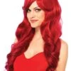 LEG AVENUE Long Wavy Red Women's Wig 1 LEG AVENUE Long Wavy Red Women's Wig -Leg Avenue womens long wavy red wig