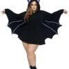 LEG AVENUE Adult's Poncho Plus Size Moonlight Bat Costume 2 LEG AVENUE Adult's Poncho Plus Size Moonlight Bat Costume -Leg Avenue womens moonlight bat costume