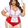 LEG AVENUE Plus Size Feelgood Nurse Costume For Women -Leg Avenue womens nurse feelgood costume