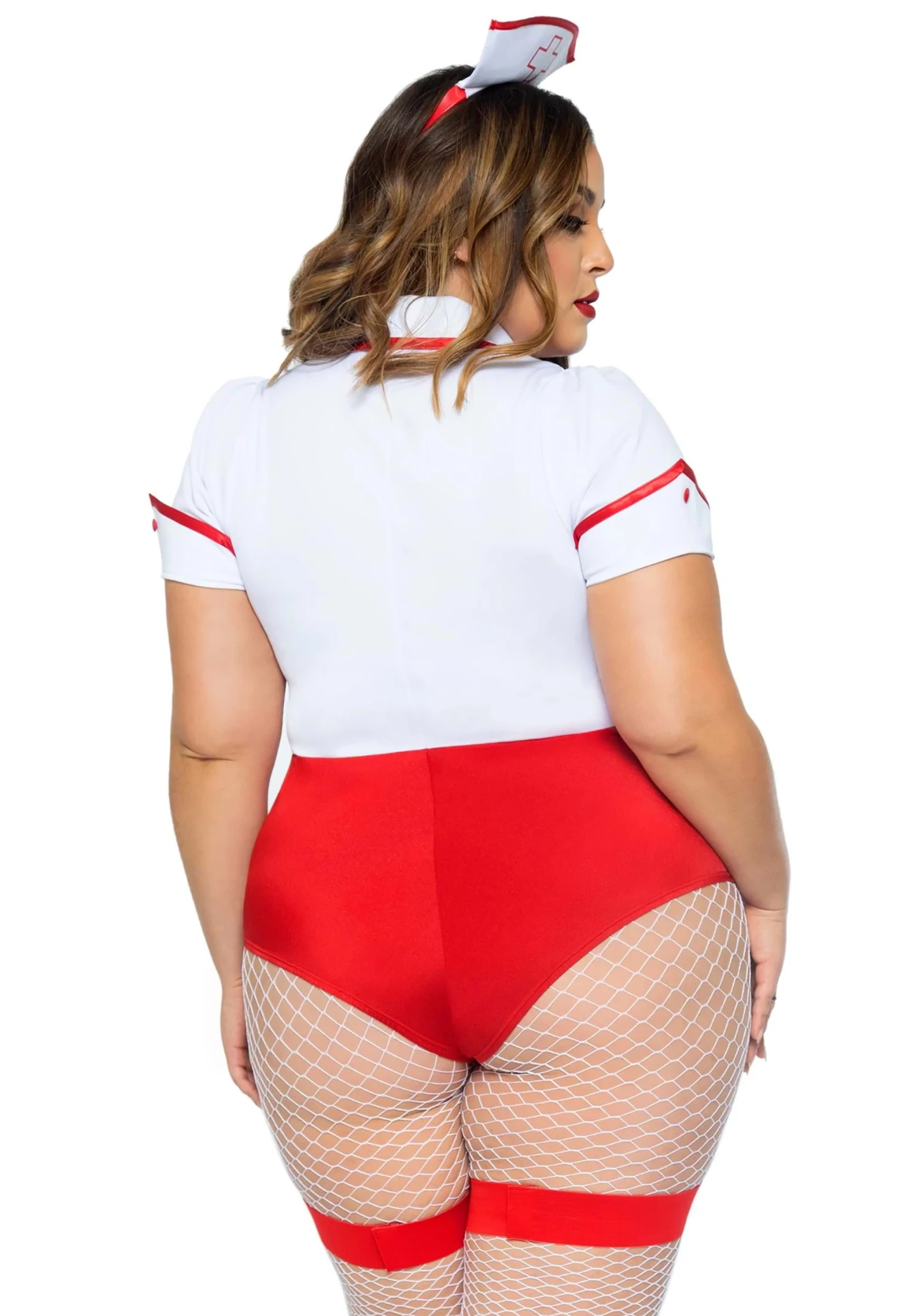 LEG AVENUE Plus Size Feelgood Nurse Costume For Women 4 LEG AVENUE Plus Size Feelgood Nurse Costume For Women - Image 2