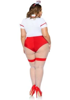 LEG AVENUE Plus Size Feelgood Nurse Costume For Women 13 LEG AVENUE Plus Size Feelgood Nurse Costume For Women -Leg Avenue womens nurse feelgood costume alt 5