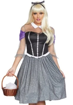LEG AVENUE Womens Peasant Sleeping Princess Costume
