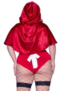 LEG AVENUE Plus Size Naughty Miss Red Costume For Women -Leg Avenue womens plus naughty miss red costume alt 2