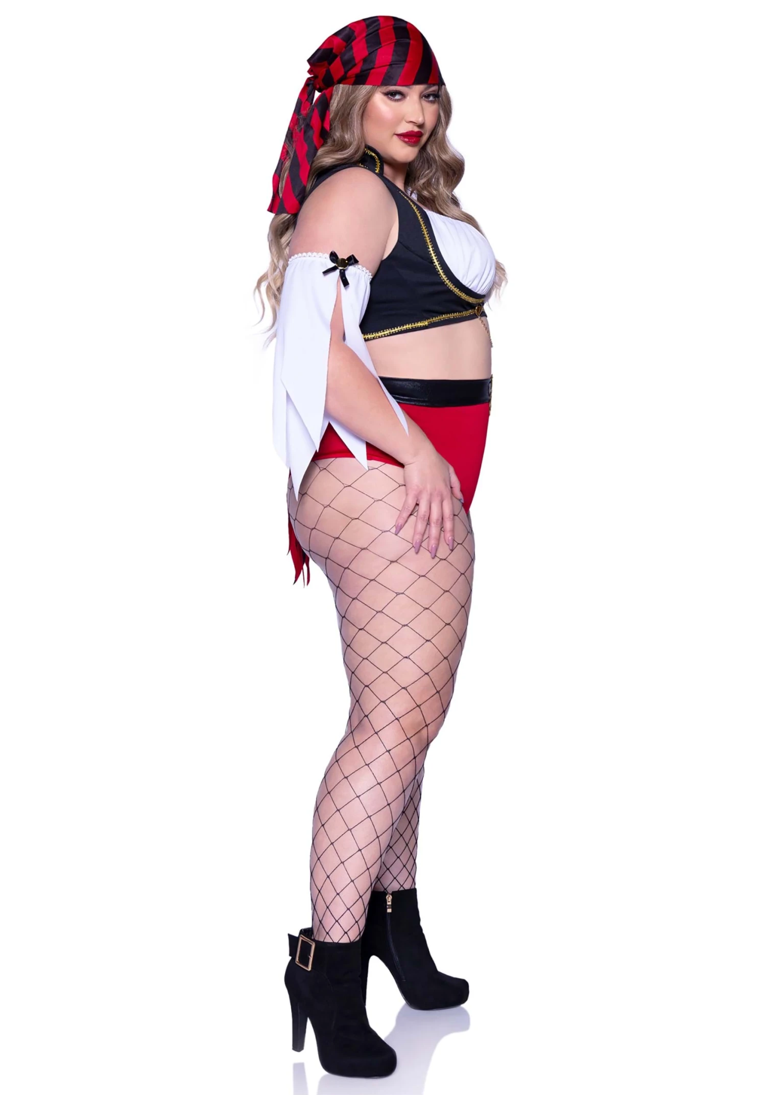 LEG AVENUE Plus Size Women's Sexy Wicked Pirate Wench Costume 5 LEG AVENUE Plus Size Women's Sexy Wicked Pirate Wench Costume - Image 3