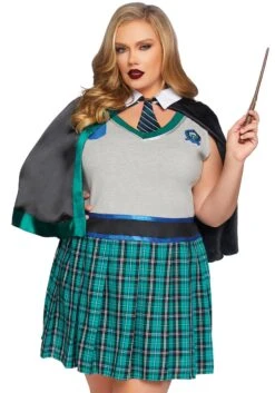 LEG AVENUE Adult's Plus Size Sinister Spellcaster Costume