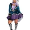 LEG AVENUE Plus Size Women's Delightful Mad Hatter Costume