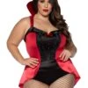 LEG AVENUE Women's Plus Size Devilish Darling Costume 1 LEG AVENUE Women's Plus Size Devilish Darling Costume -Leg Avenue womens plus size devilish darling