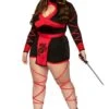 LEG AVENUE Womens Plus Size Dragon Ninja Costume -Leg Avenue womens plus size dragon ninja costume
