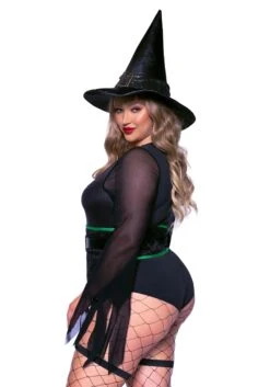 LEG AVENUE Sexy Plus Size Envious Witch Costume For Women -Leg Avenue womens plus size envious witch costume alt 2