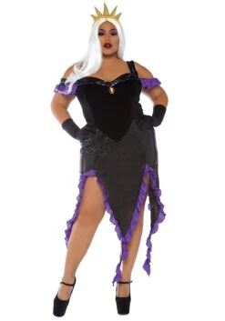 LEG AVENUE Adult's Plus Size Sultry Sea Witch Costume