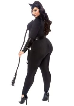 LEG AVENUE Plus Size Sultry Supervillain Costume For Adults -Leg Avenue womens plus sultry supervillian costume alt 2