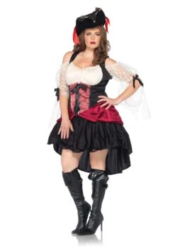 LEG AVENUE Plus Size Women's Wicked Wench Costume
