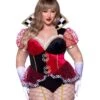 LEG AVENUE Sexy Plus Size Royal Queen Of Hearts Costume For Women 1 LEG AVENUE Sexy Plus Size Royal Queen Of Hearts Costume For Women -Leg Avenue womens sexy plus size royal queen of hearts costume