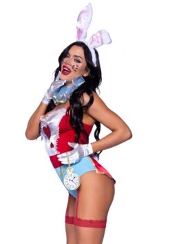 LEG AVENUE Sexy White Rabbit Costume For Women -Leg Avenue womens sexy white rabbit costume alt 2