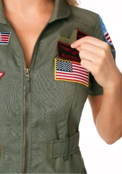 LEG AVENUE Top Gun Flight Dress Costume 18 LEG AVENUE Top Gun Flight Dress Costume -Leg Avenue womens top gun flight dress alt 3