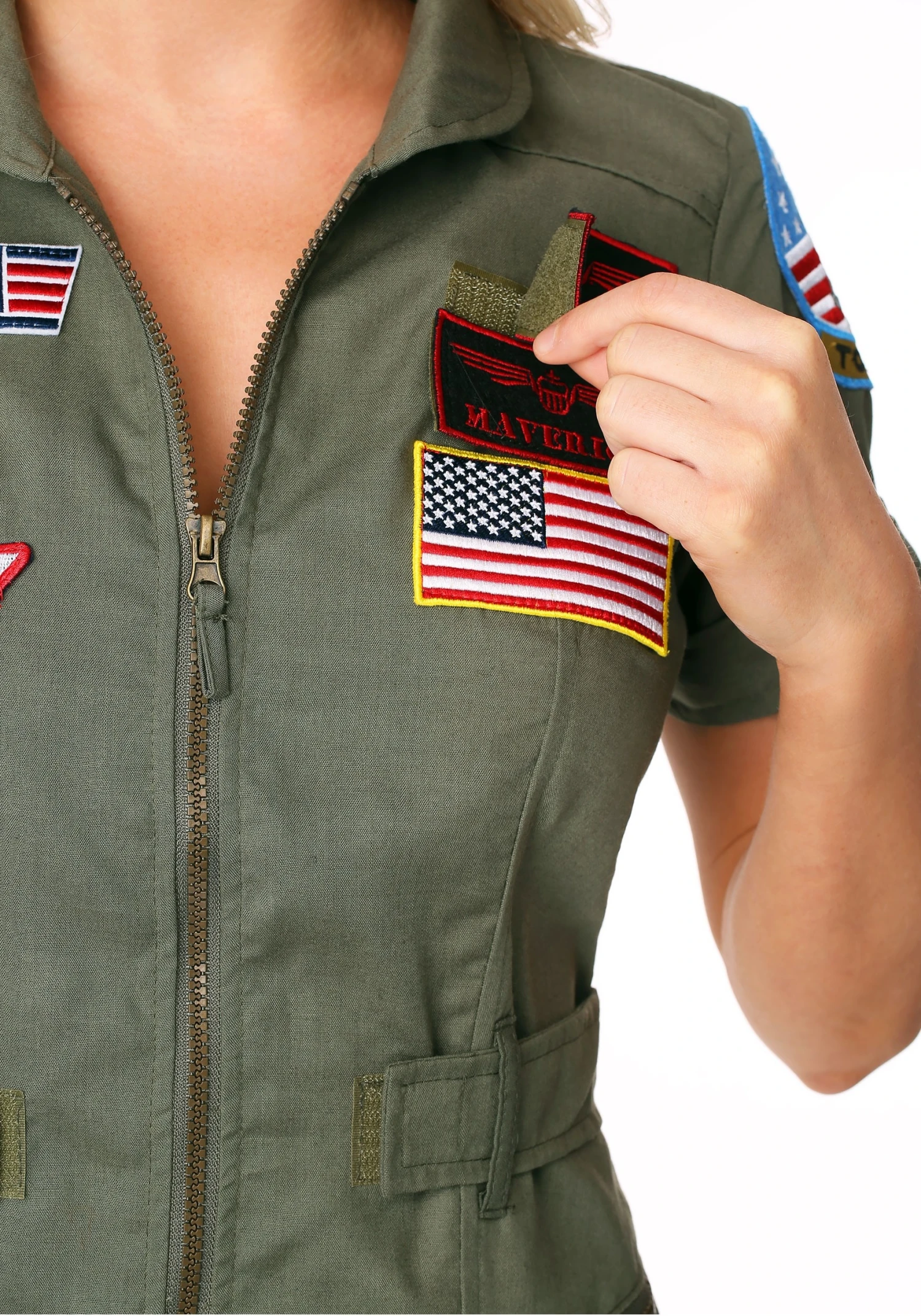 LEG AVENUE Top Gun Flight Dress Costume 8 LEG AVENUE Top Gun Flight Dress Costume - Image 6
