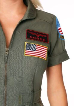 LEG AVENUE Top Gun Flight Dress Costume 16 LEG AVENUE Top Gun Flight Dress Costume -Leg Avenue womens top gun flight dress alt 4