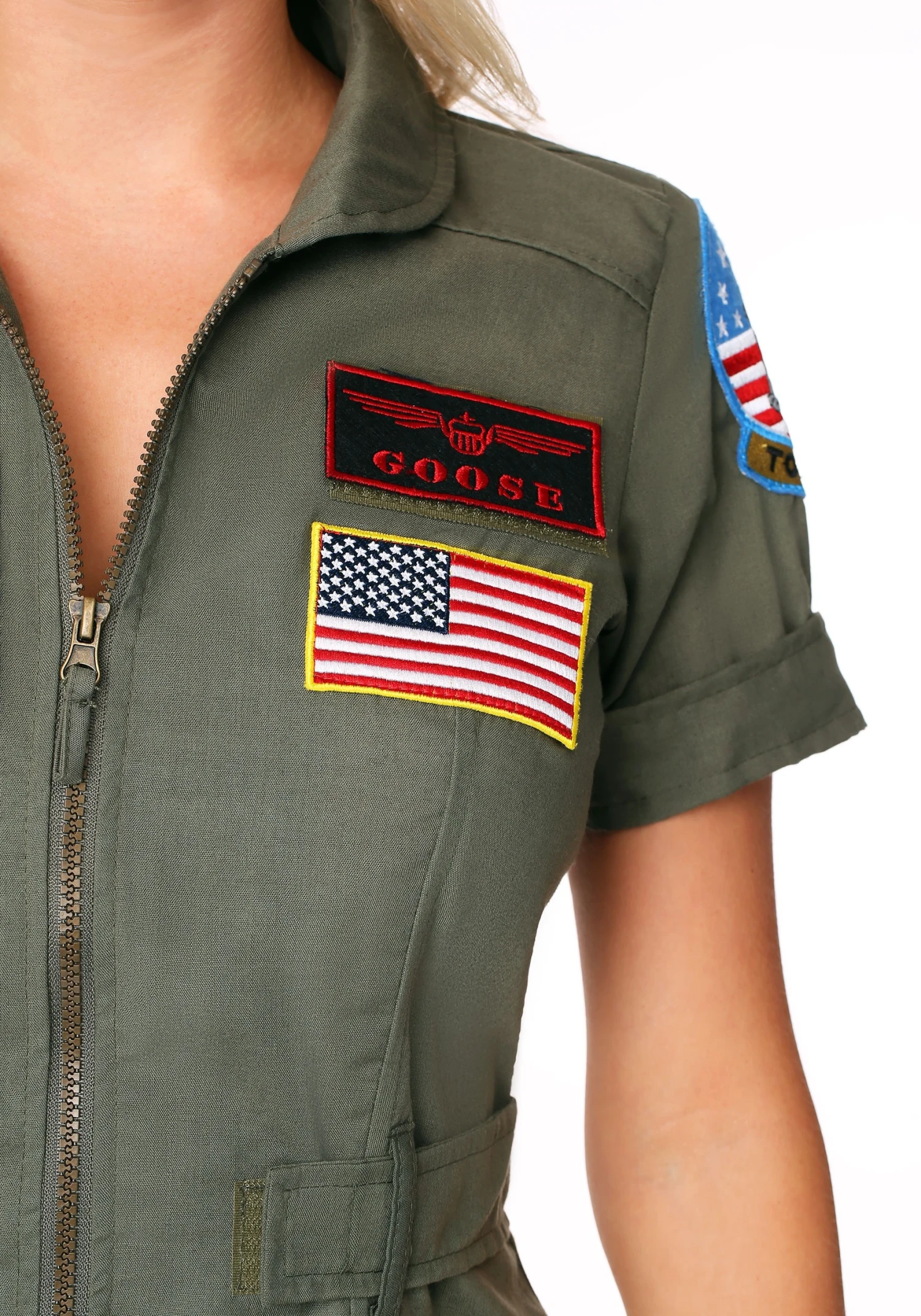 LEG AVENUE Top Gun Flight Dress Costume 6 LEG AVENUE Top Gun Flight Dress Costume - Image 4