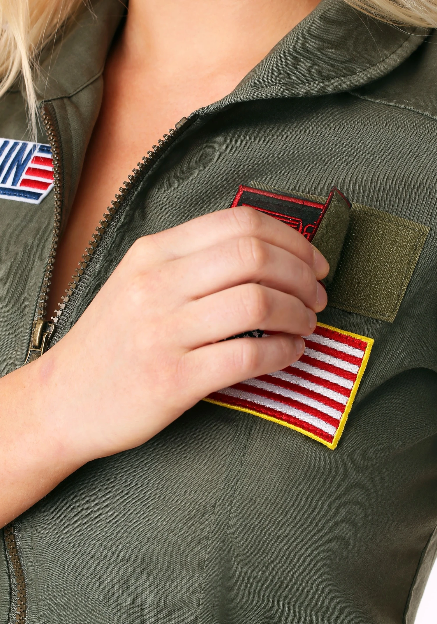 LEG AVENUE Top Gun Flight Dress Costume 7 LEG AVENUE Top Gun Flight Dress Costume - Image 5