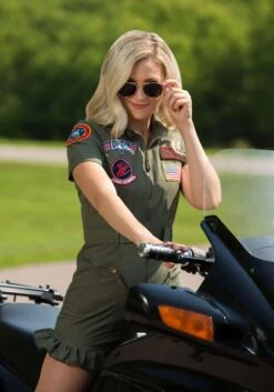 LEG AVENUE Top Gun Flight Dress Costume 21 LEG AVENUE Top Gun Flight Dress Costume -Leg Avenue womens top gun flight dress alt 9