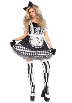 LEG AVENUE Women's Dark Wonderland Alice Costume
